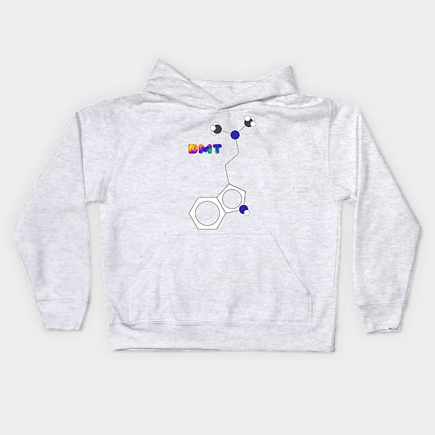 DMT Molecule Kids Hoodie by SandroAbate